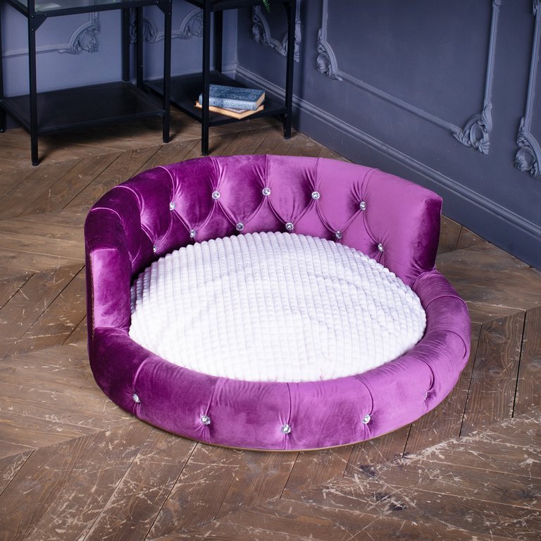 Диван Harley фуксия для средних по размеру собак и кошек