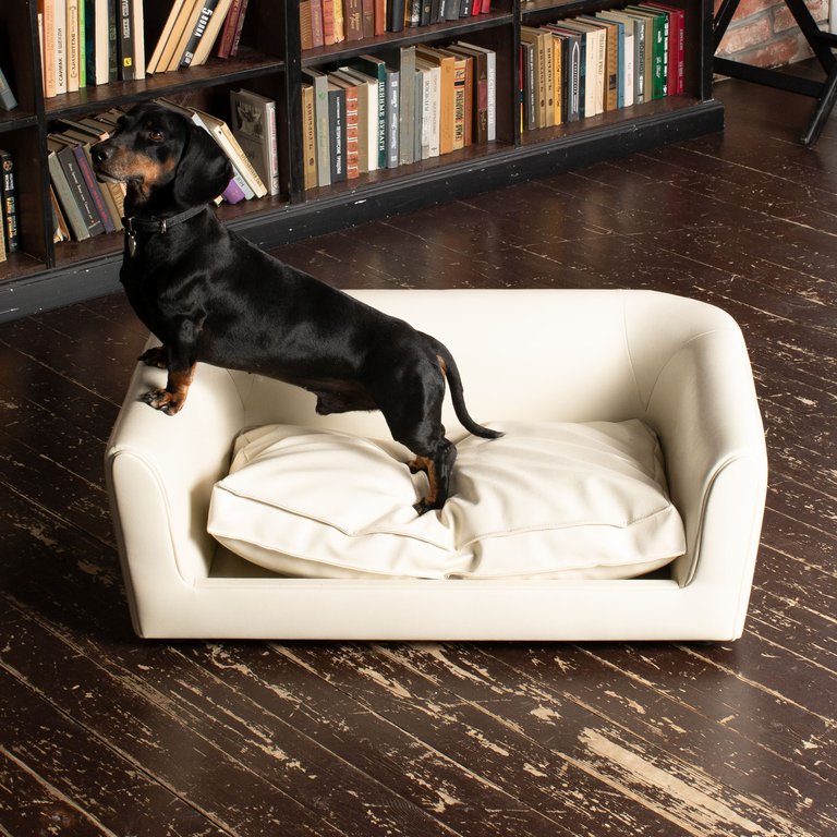 Диван Toby бежевый для средних по размеру собак и кошек