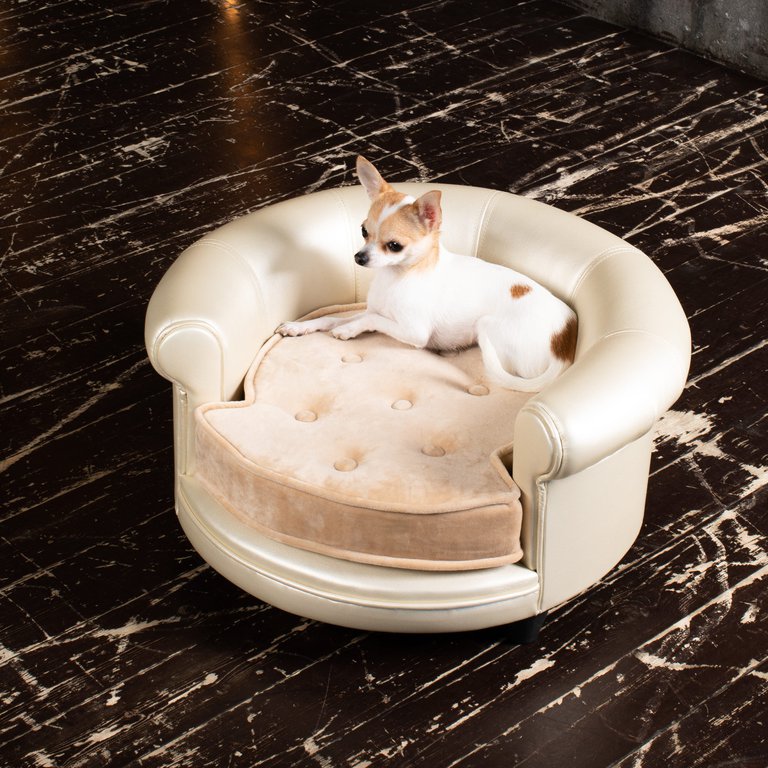 Диван Murphy бежевый для маленьких собак и кошек